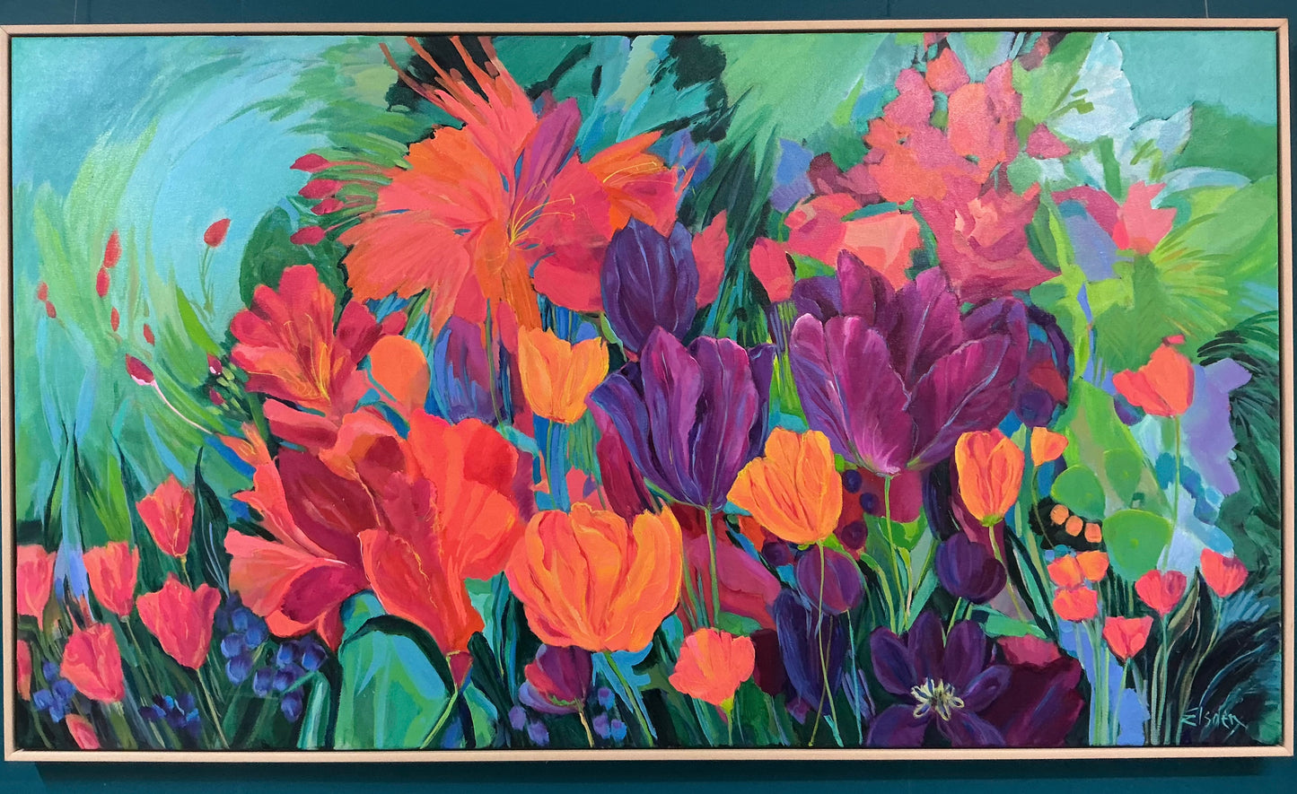 Rousseau’s Garden with Tulips