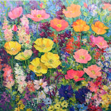 Yellow Poppies and Stocks