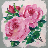 Fresco Roses #2 (25cm x 25cm)